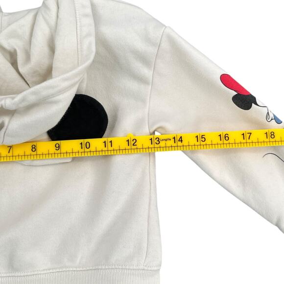 baby‎ GAP Disney Ivory Mickey Minnie Front Pockets Zip Up Hoodie 3 Years Baby - Picture 6 of 6